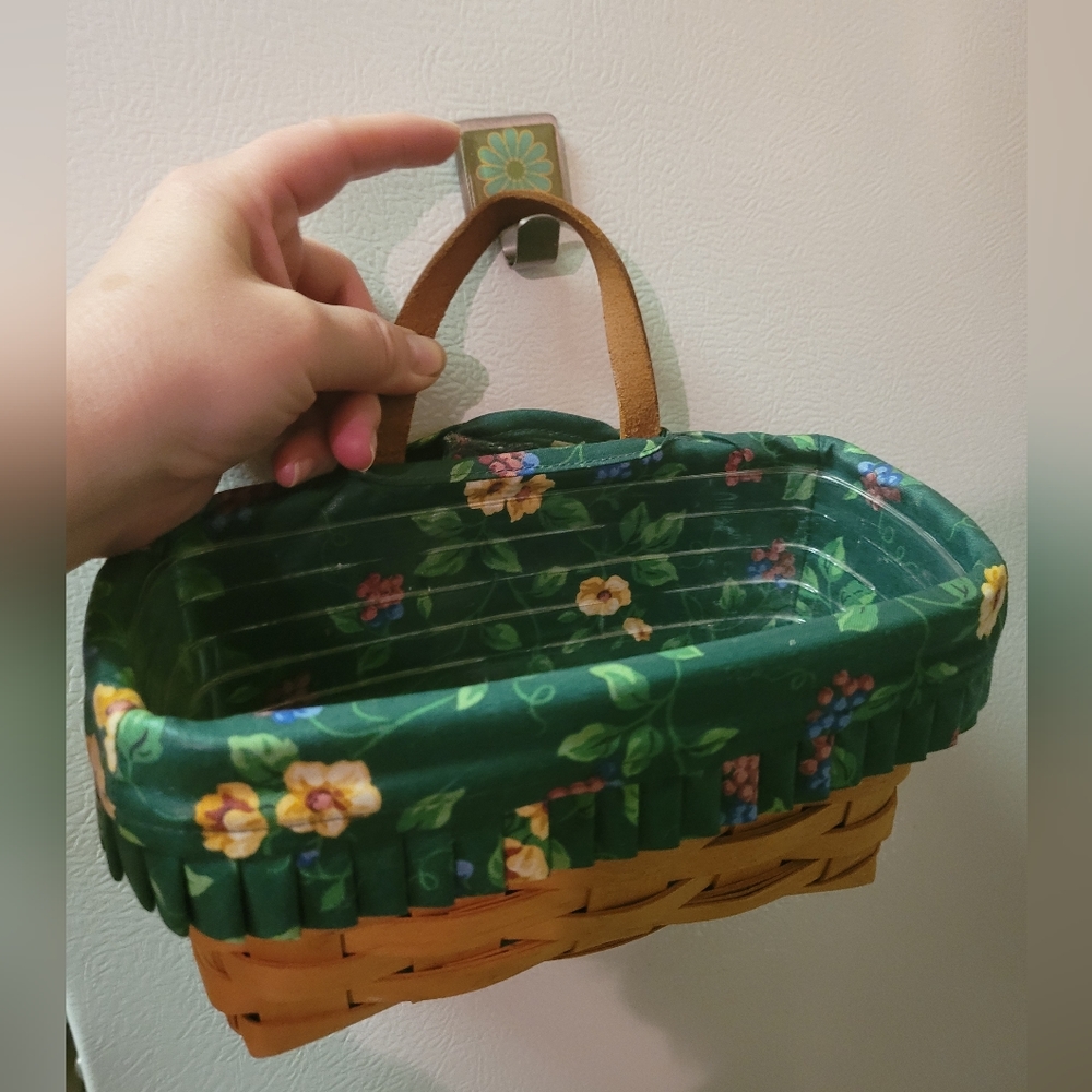Longaberger hanging mail and key  basket